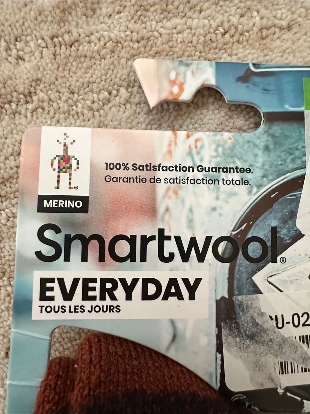 Smartwool Everyday Barnsley Sweater Crew Socks Striped Merino Wool Socks